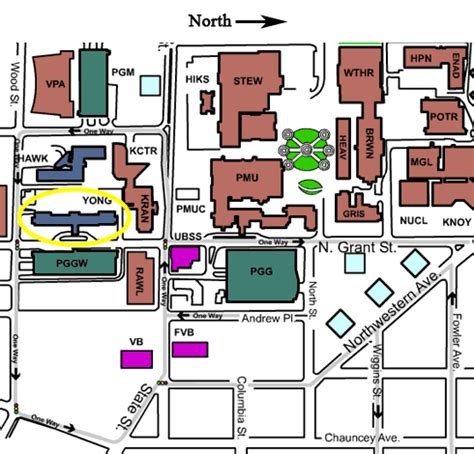 Purdue University Map