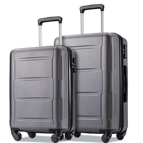 2pcs Durable Luggage Sets with Spinner Wheels and TSA Lock,20inch ...