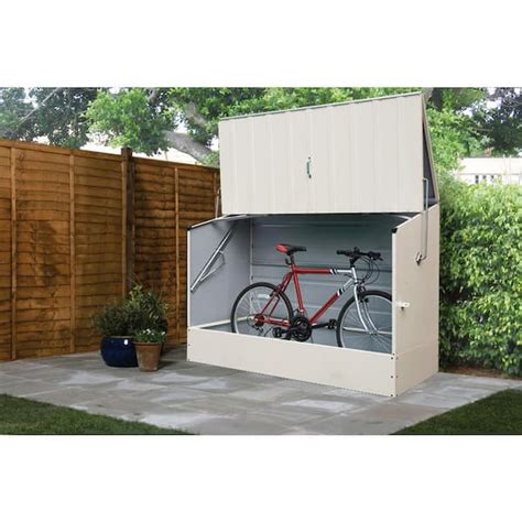 Galvanized Metal Steel Garden Bike Shed Tool Storage Shed Unit House ...