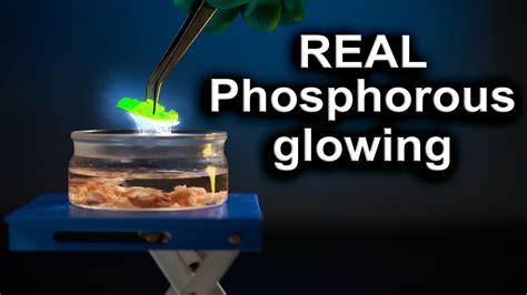 This is how Phosphorous REALLY glows! - YouTube