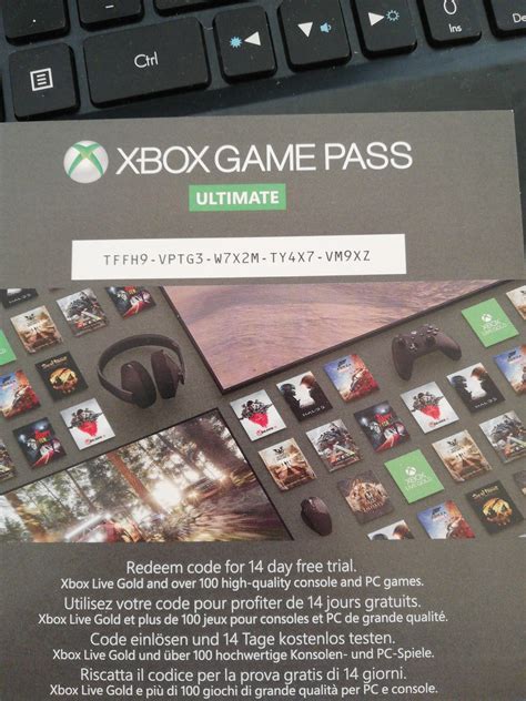 Here's a free Xbox game pass code : r/xbox