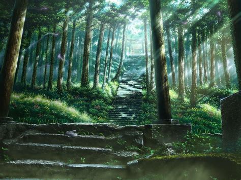 Anime Forest Backgrounds - Wallpaper Cave