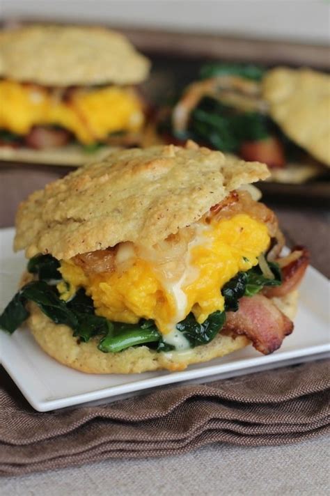 Breakfast Biscuit Sandwiches - PaleOMG