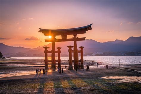 Itsukushima Shrine Torii, Miyajima, Japan