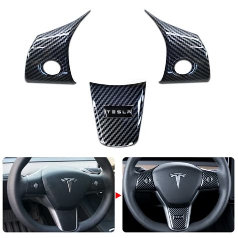 Kasato Tesla Steering Wheel Cover, Steering Wheel Wrap Kit Frame Patch ...