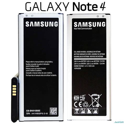 EB BN910BBE 100% Original Replacement Battery For Samsung GALAXY NOTE 4 ...