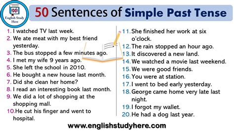 Easy Examples Of Simple Past Tense - BEST GAMES WALKTHROUGH