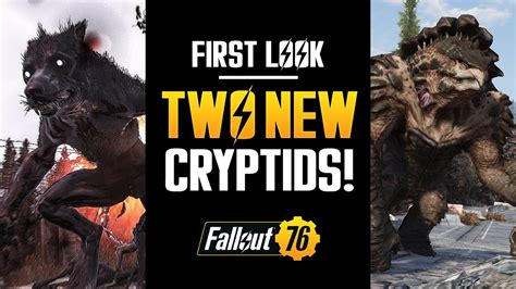 FIRST LOOK at the NEW CRYPTIDS! | Ogua & Blue Devil – Fallout 76 - YouTube