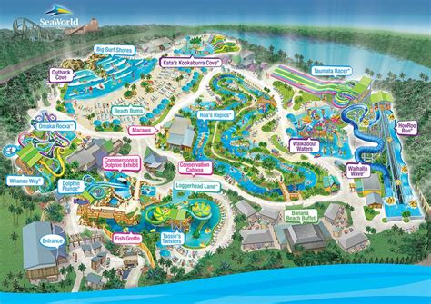 Seaworld Aquatica Orlando Map - College Map