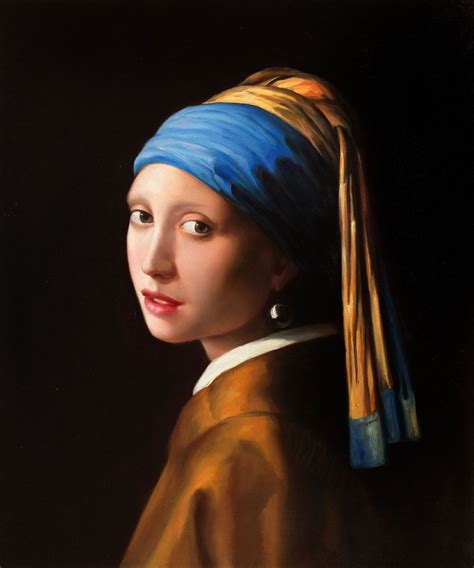 Vermeer, Girl with a Pearl Earring - Oil Painting at overstockArt.com ...