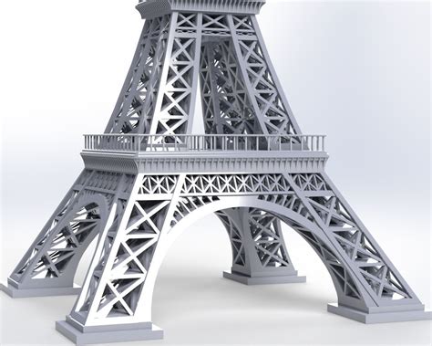 metalwork 3D Eiffel Tower | CGTrader