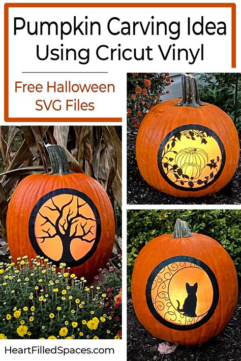 Easy Pumpkin Carving Idea & Free Halloween SVG