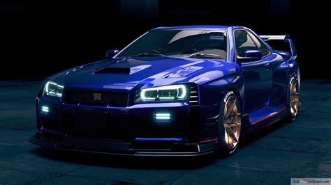 Nissan Skyline R34 Modified Wallpaper