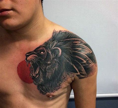 50 Lion Shoulder Tattoo Designs For Men - Masculine Ink Ideas | Mens ...