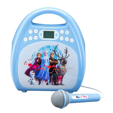 KIDdesigns Disney Frozen II Bluetooth Kids Karaoke Machine with ...