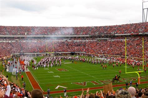 UVA football Scott Stadium | Soccer field, Goals, Stadium