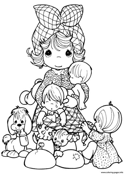 Precious Moments Nativity Scene Coloring Pages at GetColorings.com ...