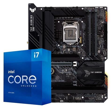 Kit Processador Intel Core i7-11700K 11ª Geração + Placa Mãe Asus TUF ...