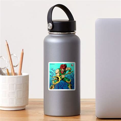 "Poseidon Pixel Art" Sticker for Sale by elkingrueso | Redbubble