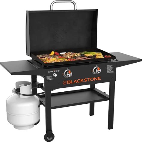 Blackstone 28” Griddle with Hood and Counter Height Shelves - Spice ...