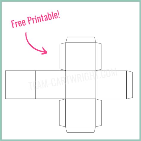 How To Make Paper Dice (with Free Printable!) - Team Cartwright