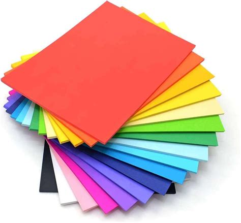 A4 Size Assorted Colored Paper Sheets | Art & Craft Paper - Kidivo