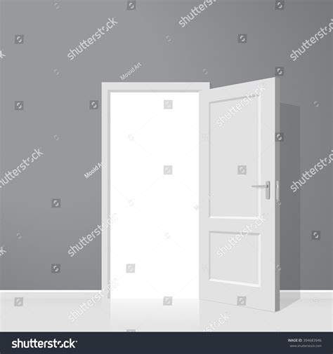 Open Door Realistic Vector Illustration Stock Vector (Royalty Free ...