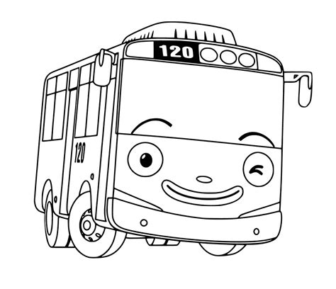 Bus Coloring Pages For Kids For Print - smart-kiddy.blogspot.com