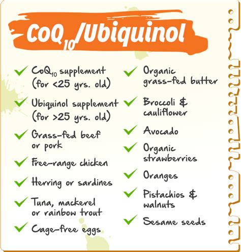 CoQ10/Ubiquinol Benefits, Sources, and Supplementation | Ubiquinol ...