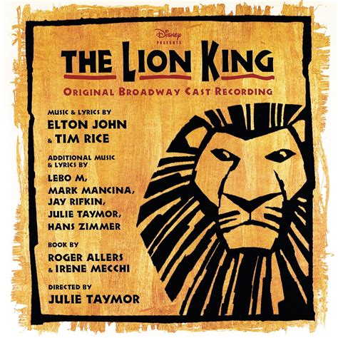 ‎The Lion King (Original 1997 Broadway Cast Recording) - Album by Elton ...