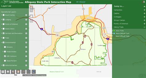 Allegany State Park Map - Rachaelj Macfarlane