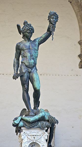 Two depictions of Perseus slaying Medusa (Cellini, 1545; Janson ...