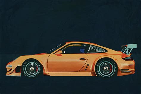 Porsche 911 GT3 version Painting by Jan Keteleer - Pixels