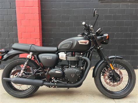 New 2019 TRIUMPH BONNEVILLE T100 MATTE BLACK DEMO Motorcycle in Denver ...