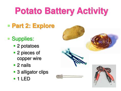 PPT - Potato Battery Activity PowerPoint Presentation, free download ...