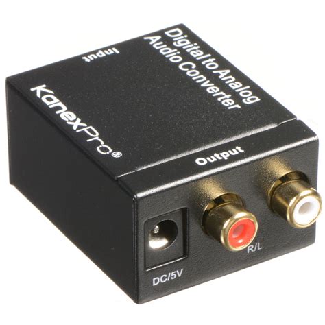 KanexPro Digital to Analog Audio Converter AUD2ACV B&H Photo