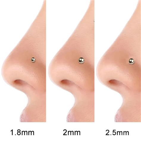 925 Sterling silver nose pin Nose Bone piercing body jewelry 36pcs/set ...