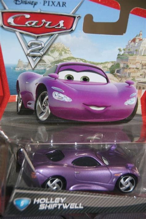 DISNEY PIXAR CARS 2 "HOLLEY SHIFTWELL" NEW IN PACKAGE, RARE, IMPERFECT ...