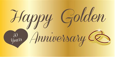 Anniversary Banner - Golden