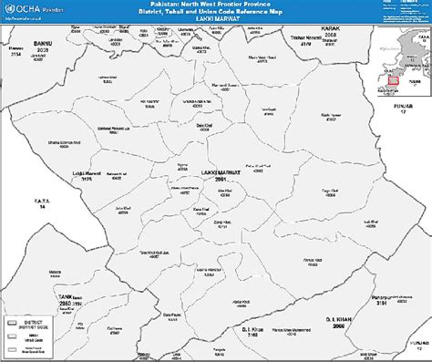 District Lakki Marwat map of, KPK, Pakistan. | Download Scientific Diagram