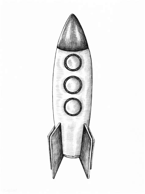 Hand-drawn rocket illustration | free image by rawpixel.com | Rocket ...