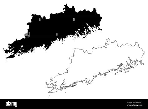 Uusimaa Region (Republic of Finland) map vector illustration, scribble ...