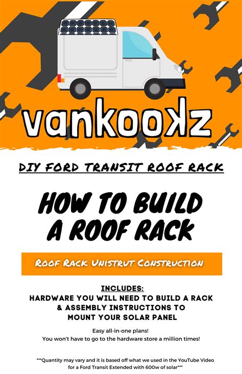 Ford Transit Roof Rack Plans — VANKOOKZ