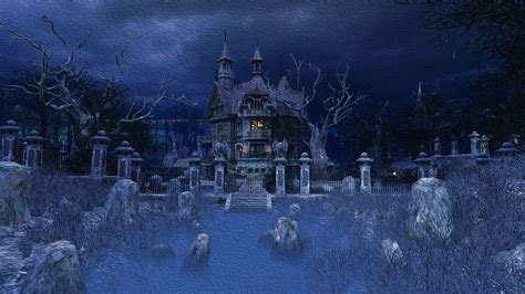 Haunted House 4K Wallpaper