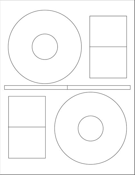 Cd Stomper 2 Up Standard with Center Labels Template – williamson-ga.us