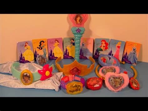 2008 WALT DISNEY'S PRINCESS SET OF 8 DRESS UP McDONALD'S HAPPY MEAL TOY ...