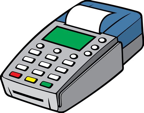 Credit card POS terminal - payment machine 8505784 PNG