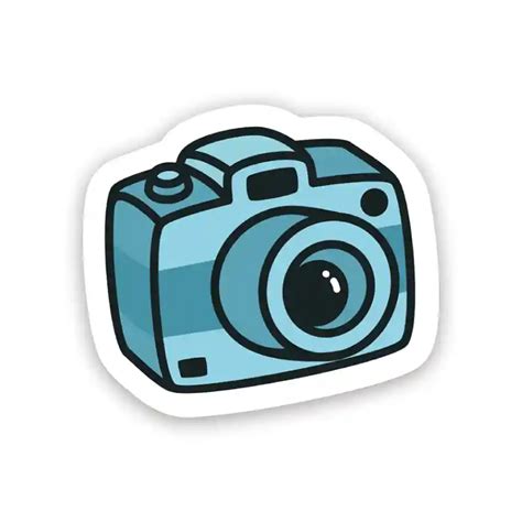 Camera Photography - Laptop Sticker - Dot Badges