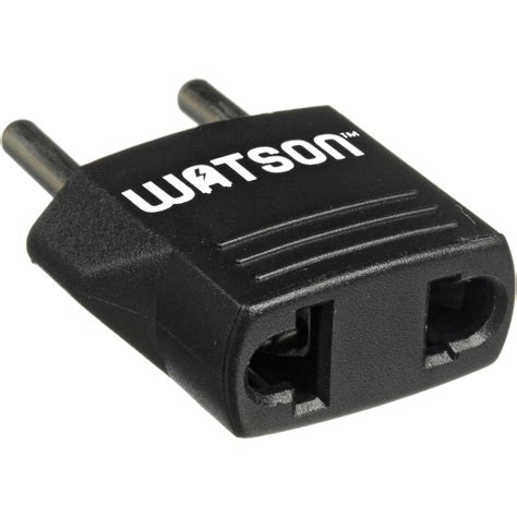 Watson 2-Prong USA to 2-Prong Europe Power Adapter Plug AP-USA-E