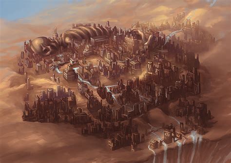 Desert City Concept by allisonchinart on DeviantArt